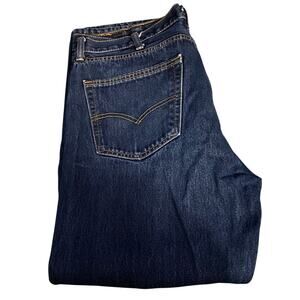 Levi 505 Classic Jeans Dark Wash Straight Leg 40X30 Hi-rise